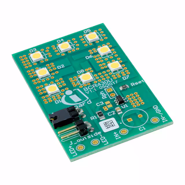 BCR430ULEDBOARDTOBO1 Infineon Technologies  Cartes d'évaluation - Pilotes LED